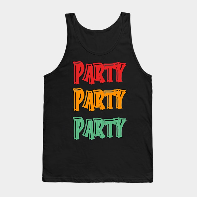 Christmas Party Day Tank Top by NICHE&NICHE